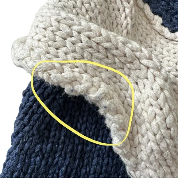 Anthropologie Pilcro Chunky Crew Neck Sweater Seagull - Picture 6 of 6